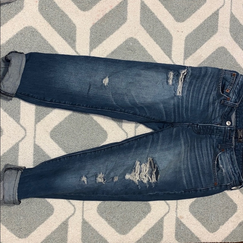 Abercrombie and Fitch Ames slim boy friend jeans